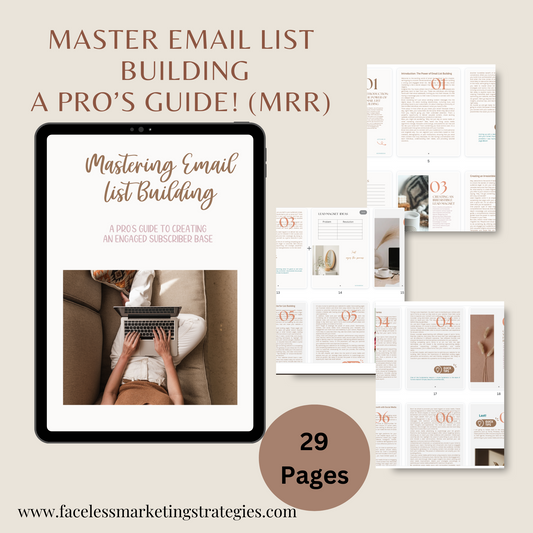 Mastering Your Email List Building With Master Resale Rights